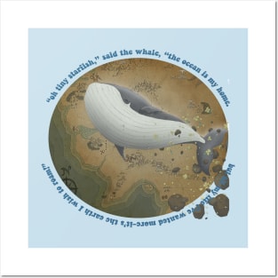 Whale Roams the Earth Posters and Art